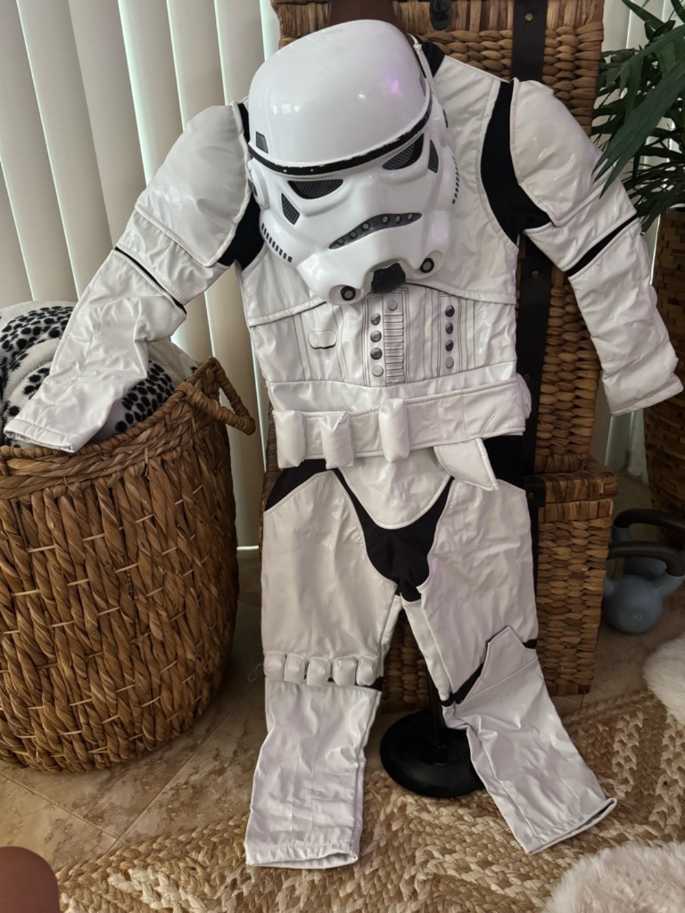 Kids Disney White Stormtrooper Costume with Helmet